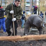 Foto Sandkistenbau Grundschule Am Johannisland