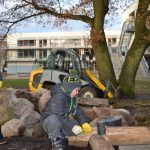 Foto Sandkistenbau Grundschule Am Johannisland