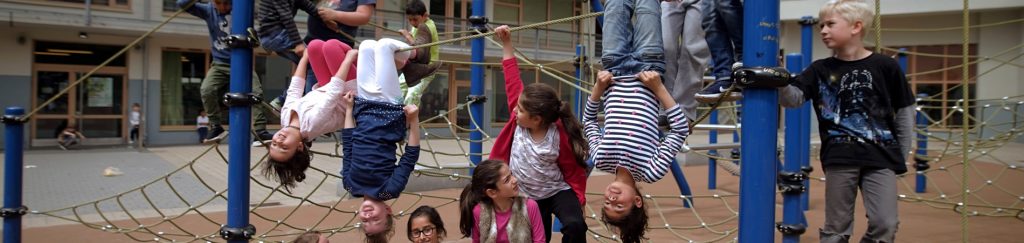Foto von Schülern der Grundschule Johannisland Neugraben
